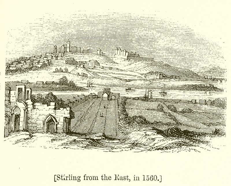 Stirling från öst, 1560 av English School