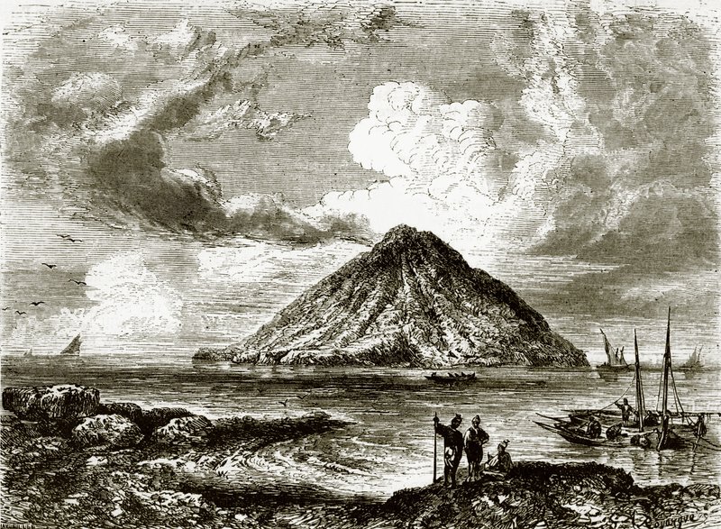 Stromboli - en av Lipariöarna, nära Sicilien av English School