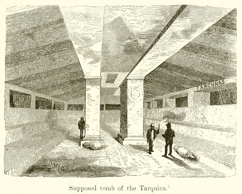 Förmodade Tomb of the Tarquins av English School