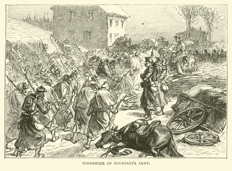 Överlämnande av Bourbakis armé, januari 1871 av English School