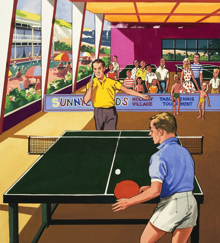 Bordtennisspelare av English School