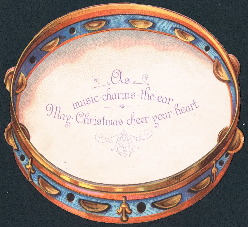 Tamborine, julkort av English School