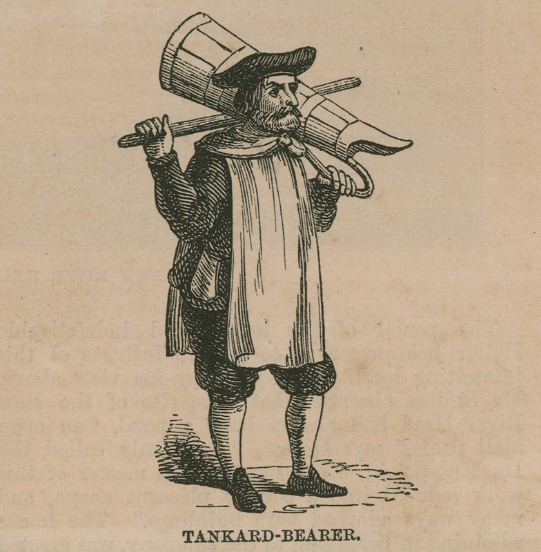 Tankard bärare av English School