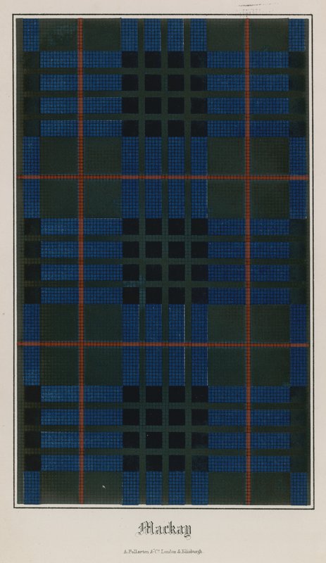 Tartan från klanen Mackay av English School