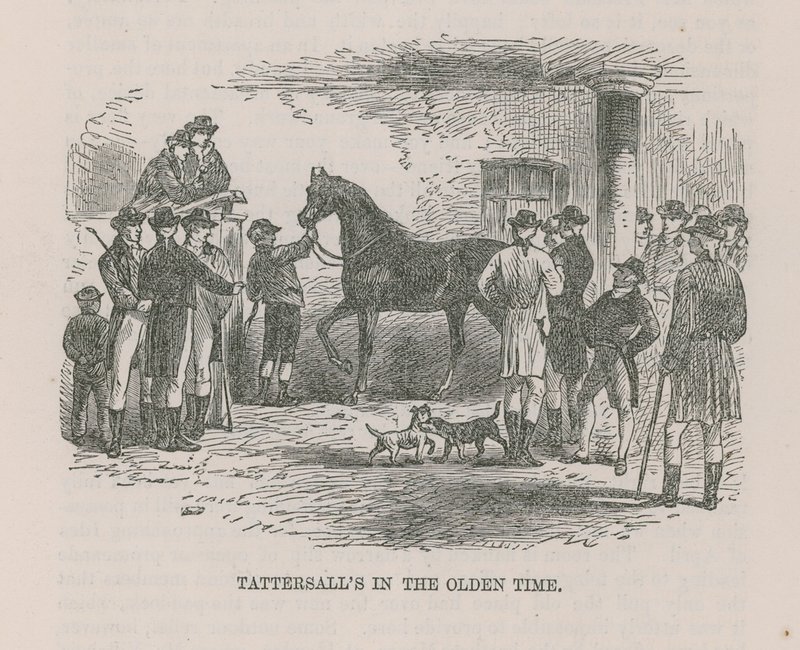 Tattersalls i gamla tider av English School