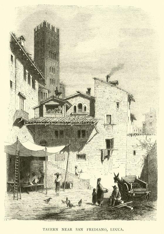 Krog nära San Frediano, Lucca av English School