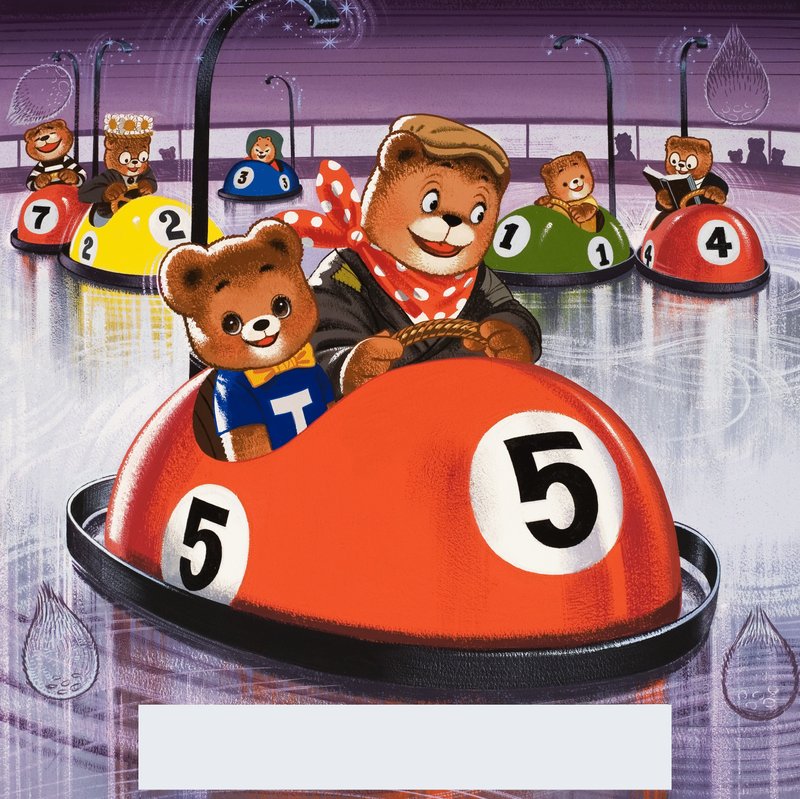 Teddybjörn (med dolda föremål) av English School