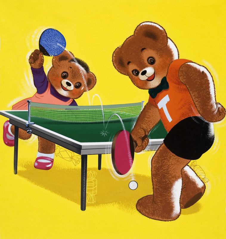 Teddybjörnar (med dolda föremål) av English School