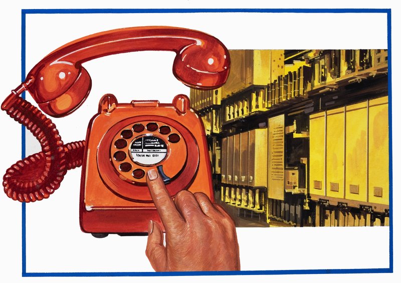Telefon och telefonväxel av English School