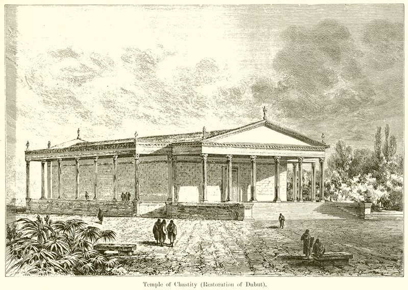 Kyskhetens tempel (Restoration of Dubut) av English School
