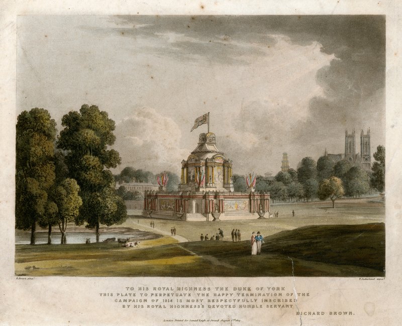Temple of Concord for the Peace of 1814 av English School
