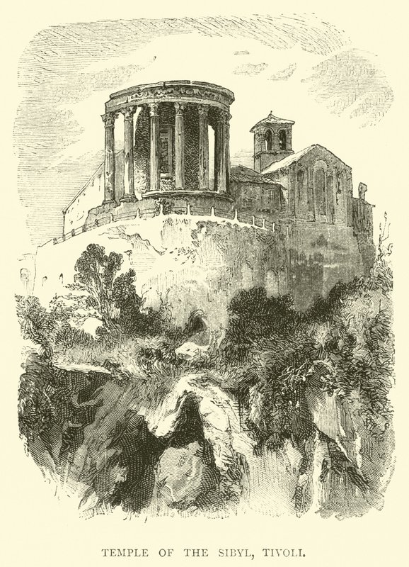 Sibyllans tempel, Tivoli av English School