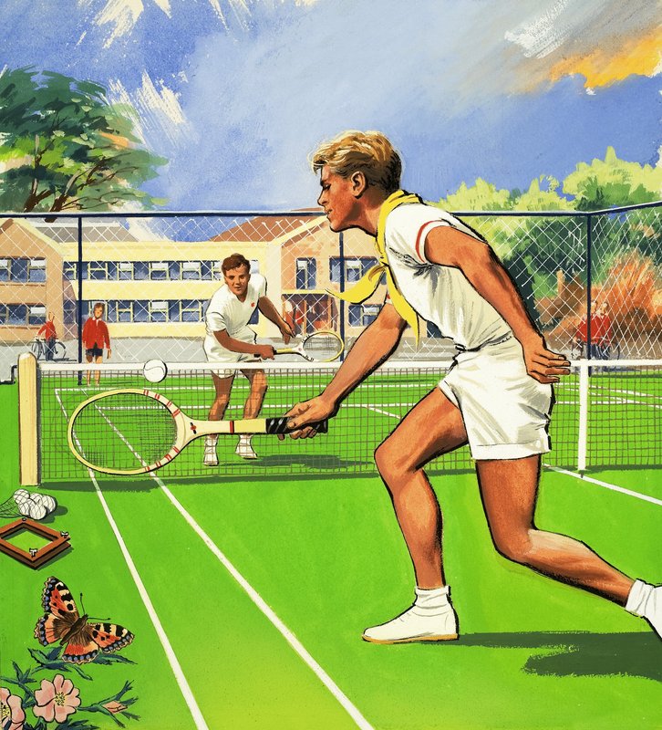 Tennisspelare av English School