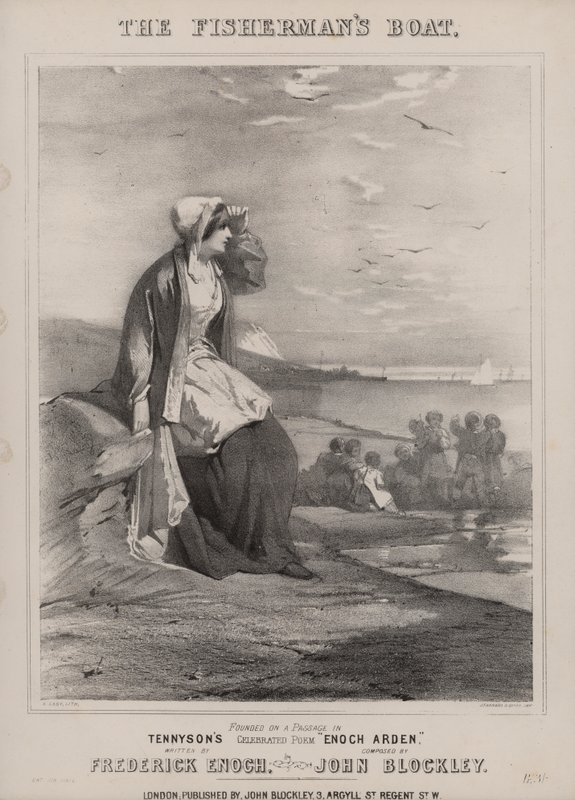 Tennysons Enoch Arden (litografi) av English School