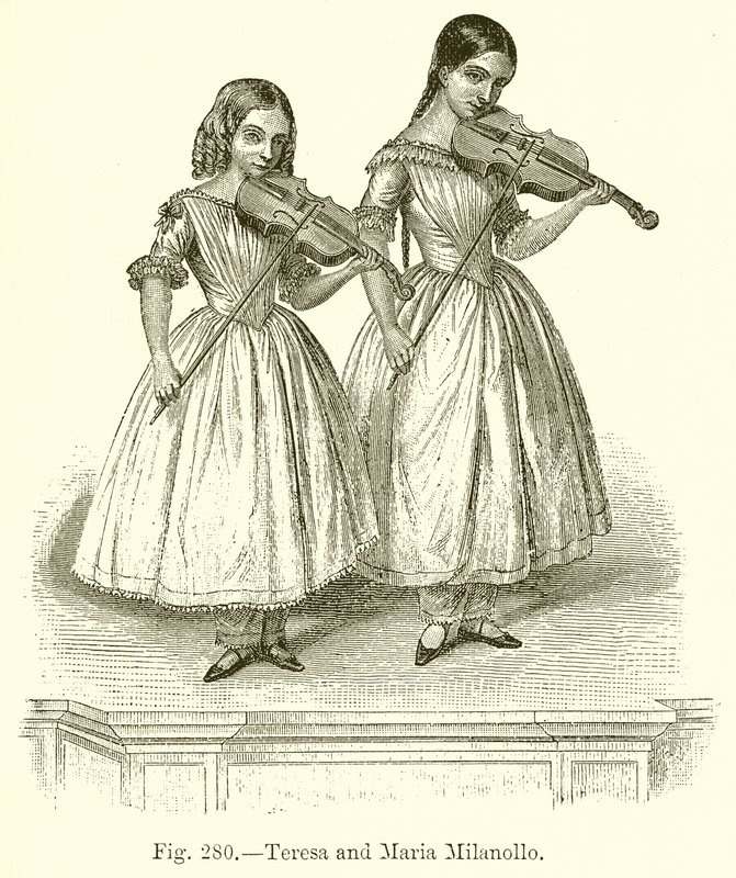 Teresa och Maria Milanollo av English School