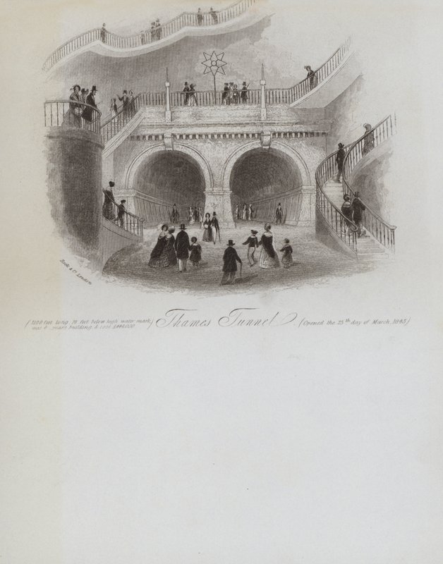 Thames Tunnel (gravyr) av English School