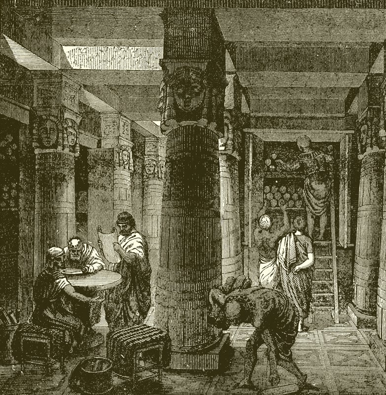 Det Alexandriska biblioteket av English School