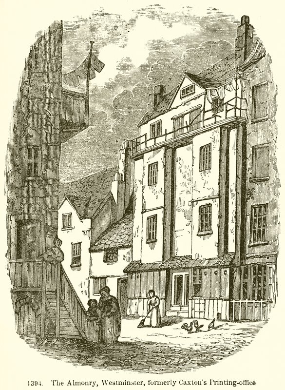 The Almonry, Westminster, tidigare Caxtons tryckeri av English School