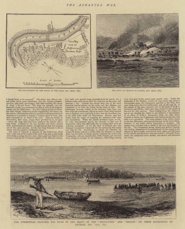 Ashantee War (gravyr) av English School