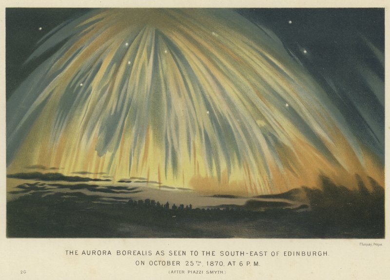 Aurora Borealis sett sydöst om Edinburgh av English School