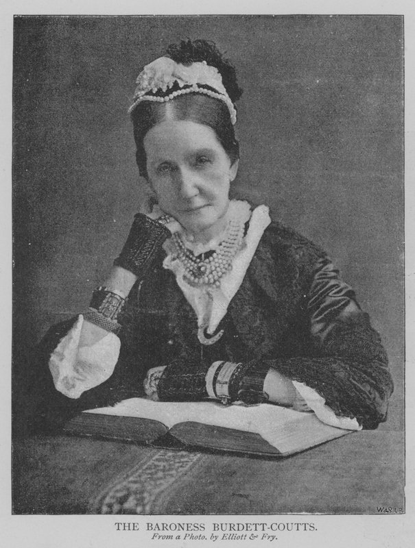 Baronessan Burdett-Coutts (gravyr) av English School