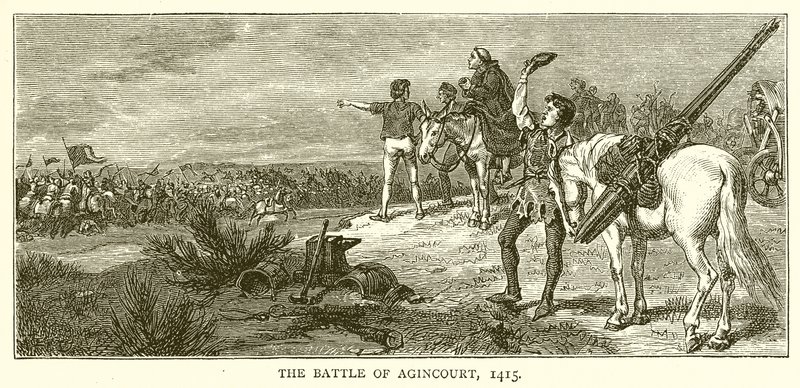 Slaget vid Agincourt, 1415 av English School
