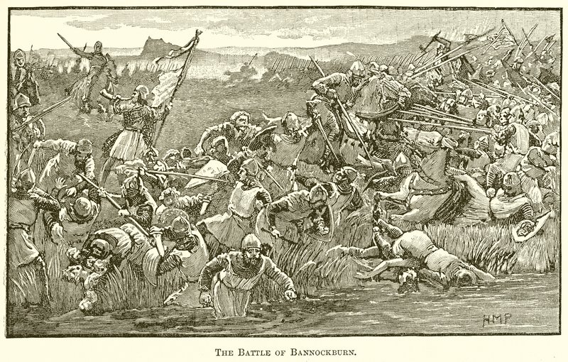 Slaget vid Bannockburn av English School