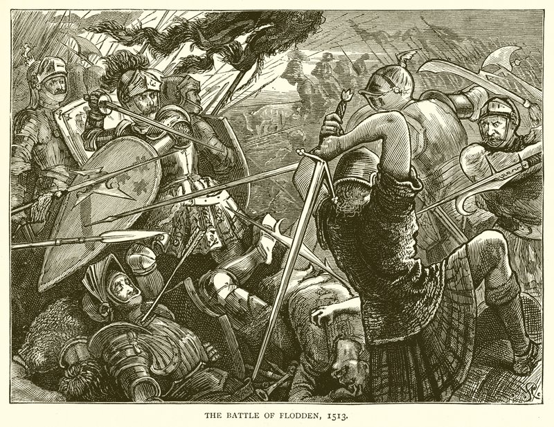 Slaget vid Flodden, 1513 av English School