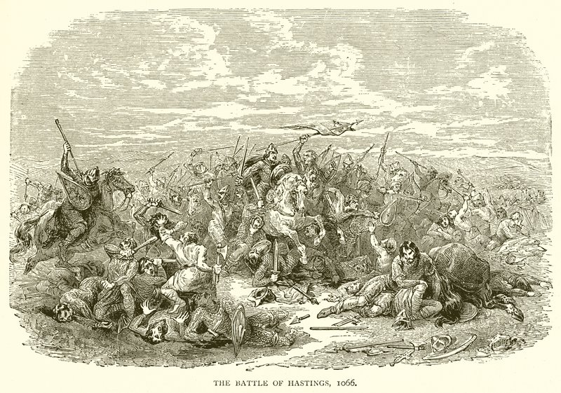 Slaget vid Hastings, 1066 av English School