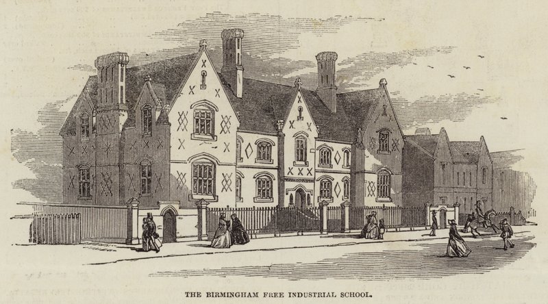 Birmingham Free Industrial School (gravyr) av English School