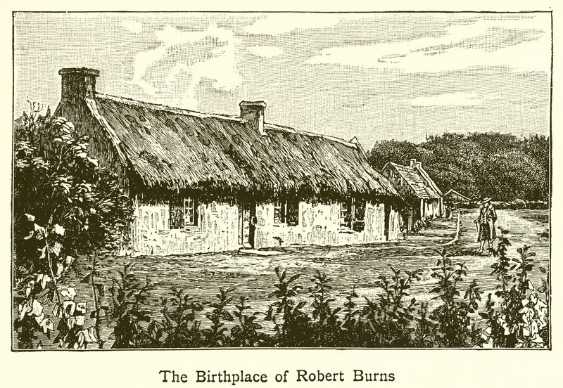 Robert Burns födelseplats av English School