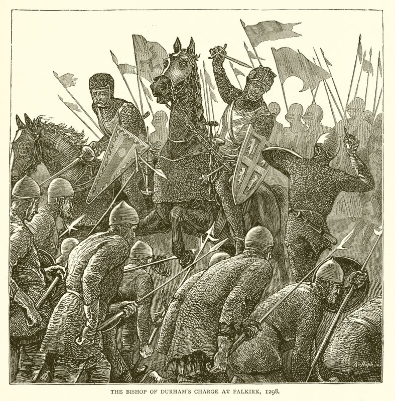 Biskopen av Durhams anklagar i Falkirk, 1298 av English School