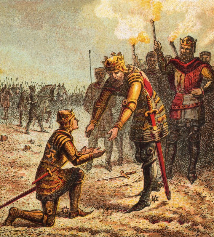 Den svarte prinsen i Crecy av English School