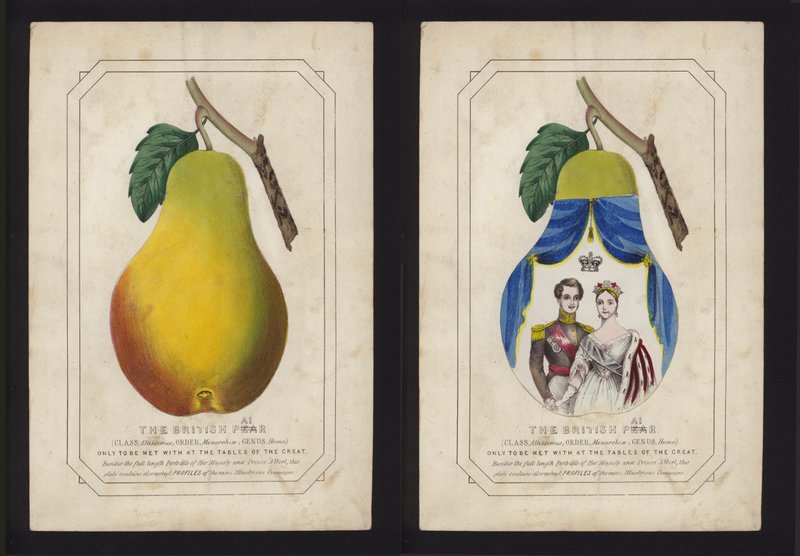 Det brittiska paret, drottning Victoria och Albert, prinsgemalen av English School