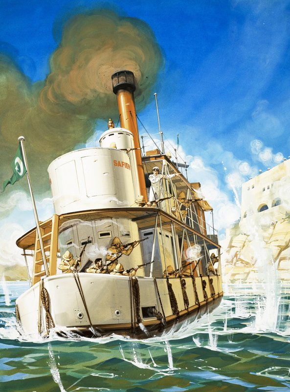 Bulldog Amiral (Lord Charles Beresford) av English School