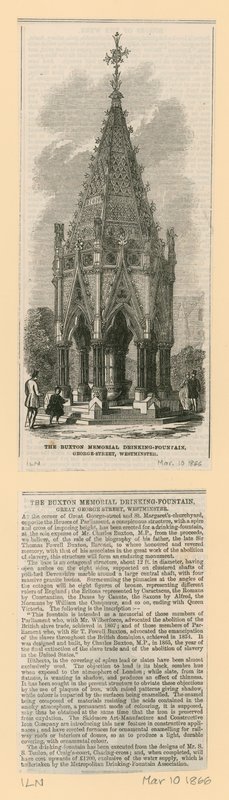 Buxton Memorial Drinking Fountain, St Margarets Westminster av English School