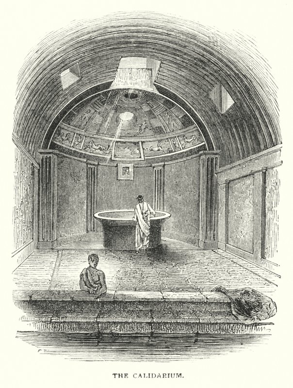 Calidarium (gravyr) av English School