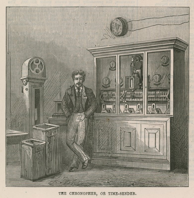 Central Post Office Telegraph Establishment: Kroniofern, eller tidsavsändaren av English School