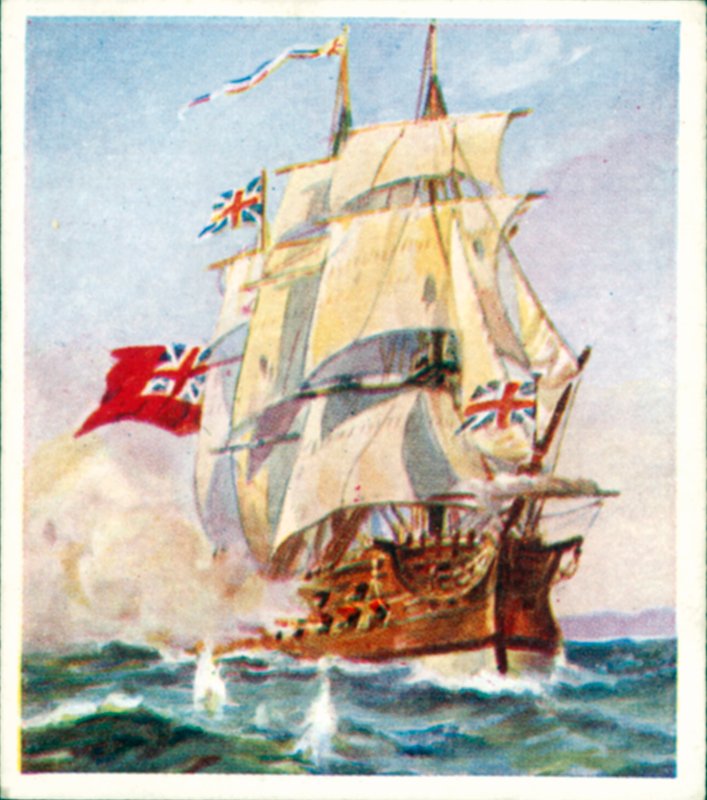 "Centurion" (färglitografi) av English School