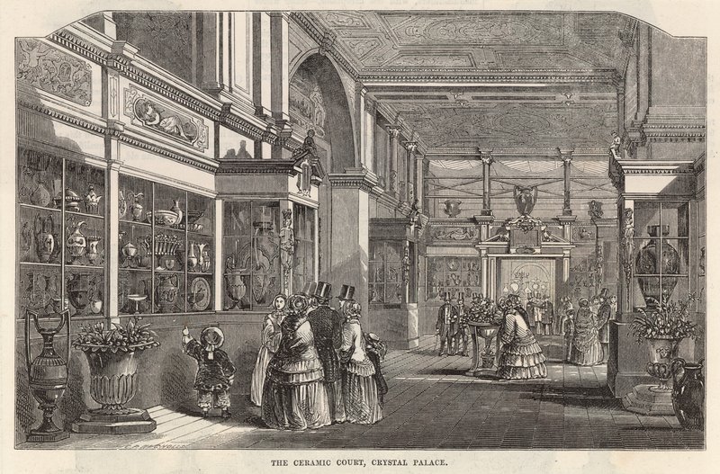 Keramiska domstolen, Crystal Palace av English School