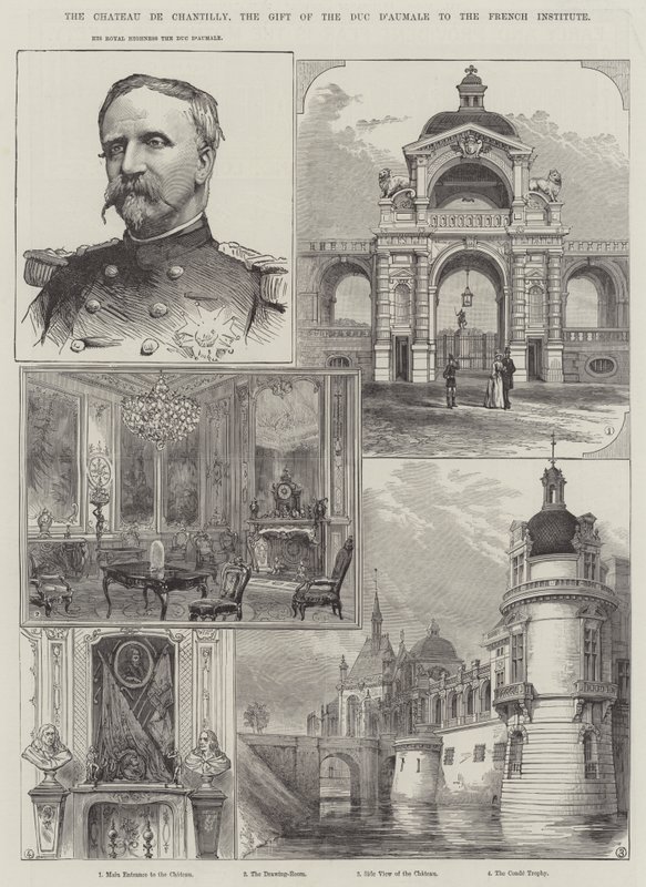 Chateau de Chantilly, gåvan från Duc d