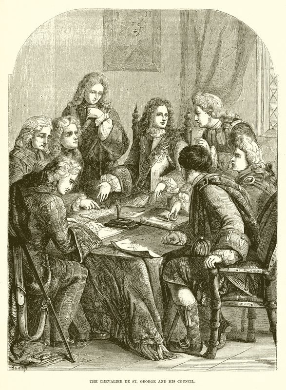 Chevalier de St. George och hans råd av English School