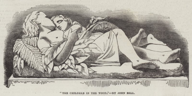 "The Children in the Wood," av John Bell (gravyr) av English School