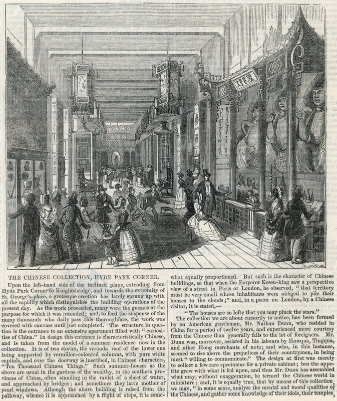 Den kinesiska samlingen, Hyde Park Corner av English School