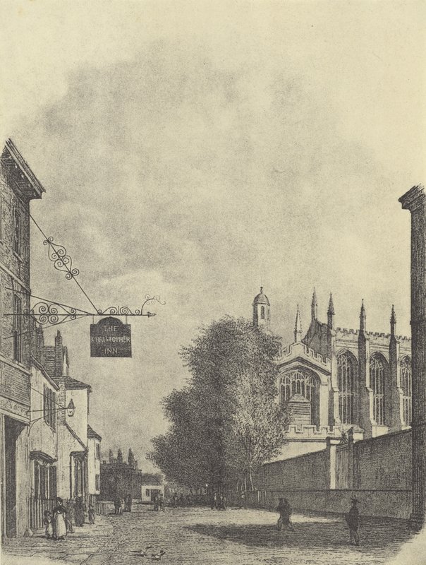 The Christopher Inn, etc (gravyr) av English School