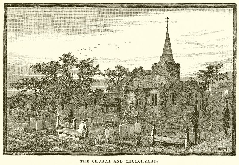 Kyrkan och Kyrkogården av English School