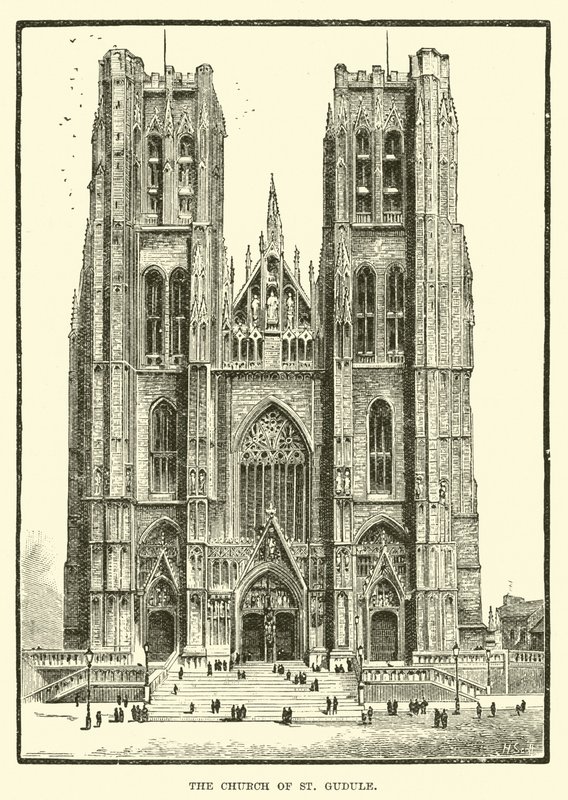 St Gudulekyrkan av English School