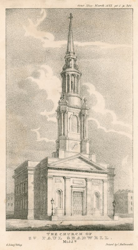 Church of St Paul, Shadwell, London av English School