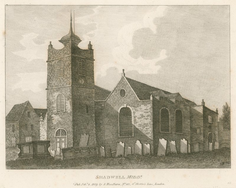 Church of St Paul, Shadwell, London av English School