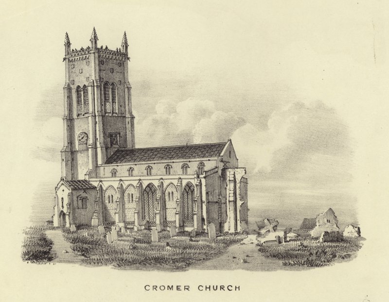 Kyrkan St Peter och St Paul i Cromer av English School